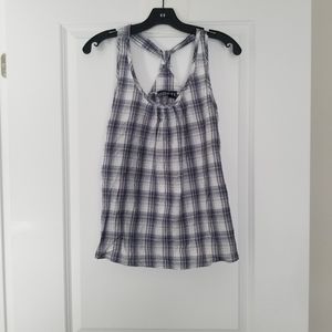 MENDOCINO/Gilbert plaid tank size M